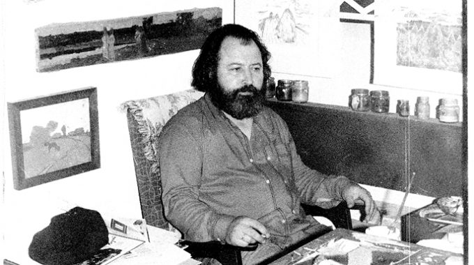 Николай Мартынов. В мастерской / 1991